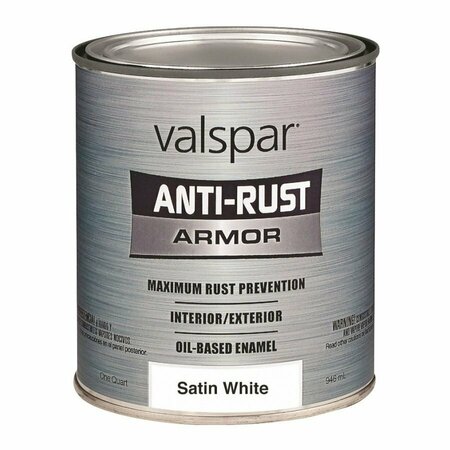 VALSPAR Paint Antirust Obs Sat Wht Qt 21820